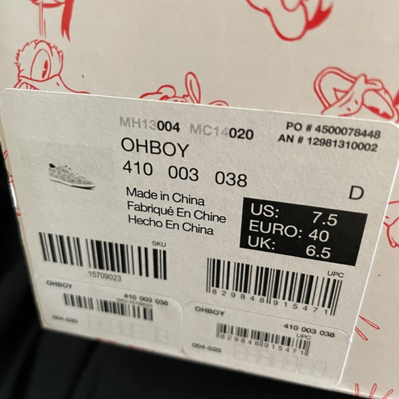 Disney donald duck shoes - Picture 4 of 5